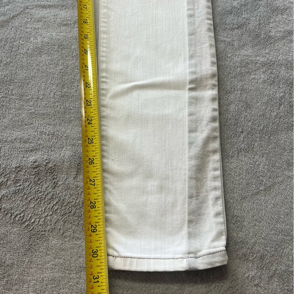 NYDJ White/Grey Color Block High Waist Skinny Denim Jeans - Picture 12 of 13